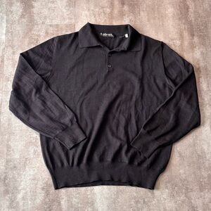 Vintage Horst Düsseldorf Merino Wool Sweater Mens Large Black